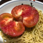 渋谷　ラーメン　道玄坂　七志らーめん　まるごとトマト